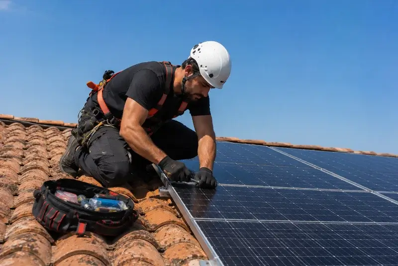 Maintenance et monitoring de panneaux solaires à Mauléon