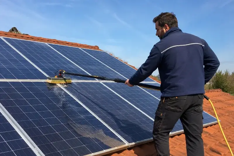 Nettoyage et entretien de panneaux solaires à Mauléon